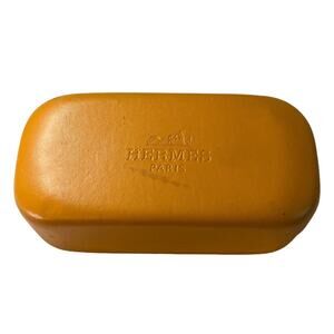 Hermes Paris Hard Eyeglass Case Light Orange